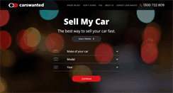 Desktop Screenshot of carswanted.com.au