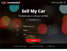 Tablet Screenshot of carswanted.com.au